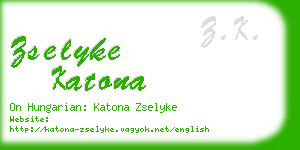 zselyke katona business card